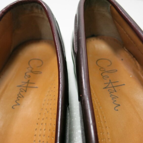 Cole Haan Oil Tanned Leather Tassel Moccasin Loafers Men's Footwear Shoes sz 9 D - Picture 3 of 7